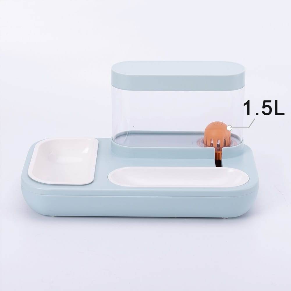 4 style bowl for cats, feeder bowls kitten automatic drinking fountain 1.5l capacity