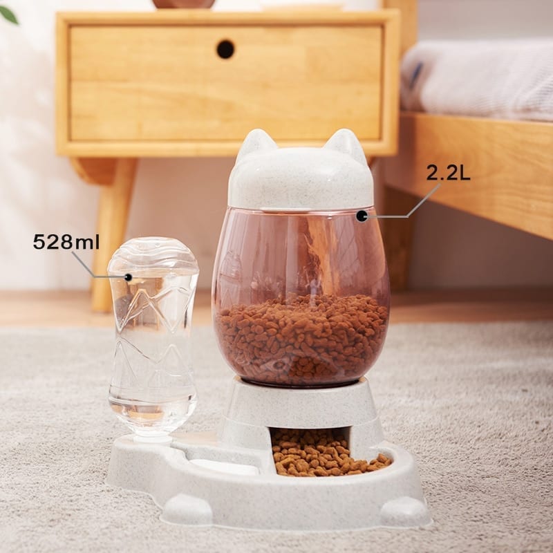 4 style bowl for cats, feeder bowls kitten automatic drinking fountain 1.5l capacity
