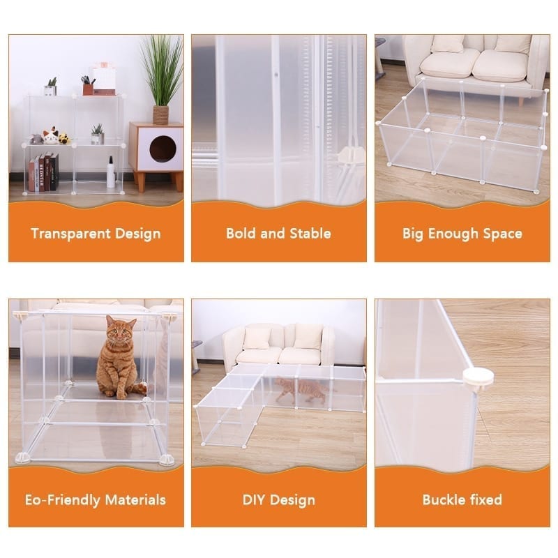 Fence for dogs aviary for pets, fitting for cats, door playpen