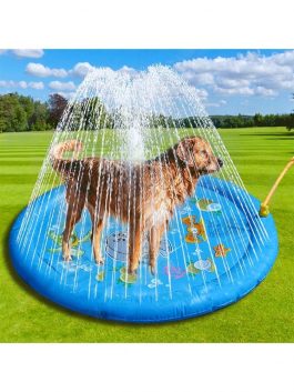 Sprinkler Pad, Thickened Wading Pool, Splash Play Mat For Dogs Kids Summer Outdoor Water Toy