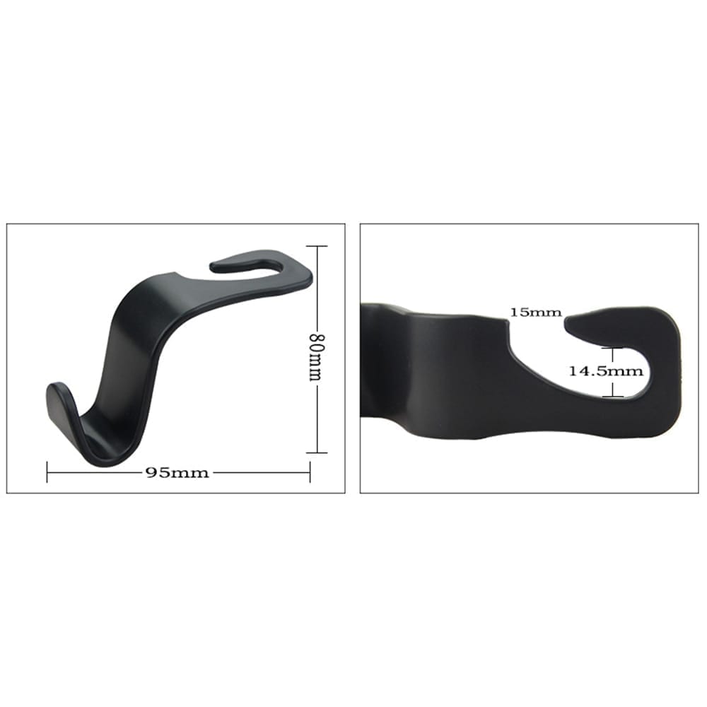 2pcs universal car seat back hook