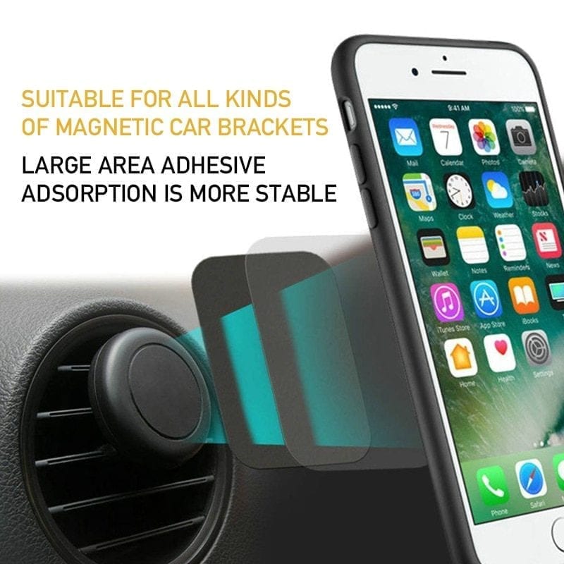 Magnetic metal plate for car phone holder, sticker mount mobile phone magnet