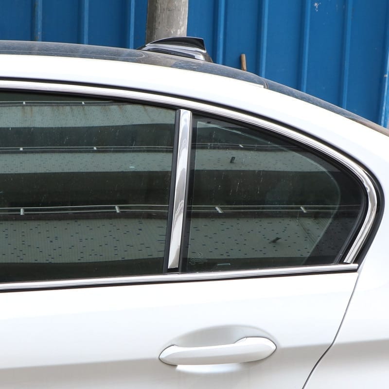 Chrome moulding trim, car door protector, stickers strip for bumper grill, door edge, guard plate sticker
