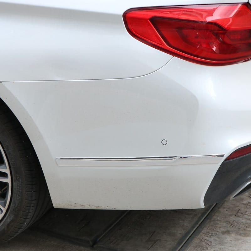 Chrome moulding trim, car door protector, stickers strip for bumper grill, door edge, guard plate sticker
