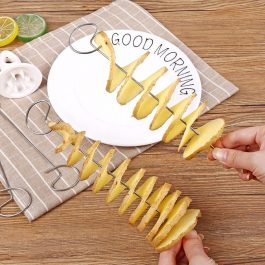 1Set Potato Spiral Cutter, Cucumber Slicer