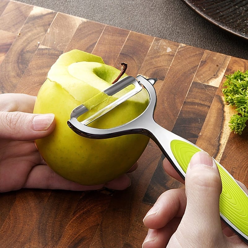 Fruit and vegetable peeler, stainless steel sharp