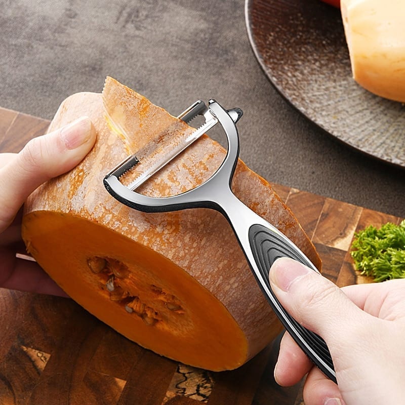 Fruit and vegetable peeler, stainless steel sharp