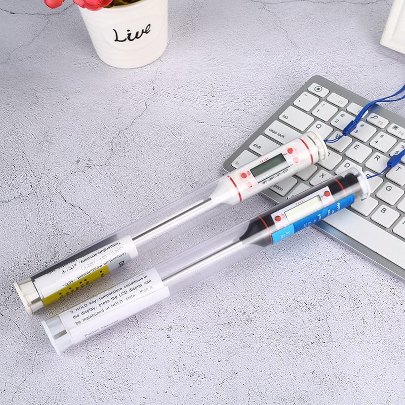 Digital thermometer sensor probe, for meat, water, milk