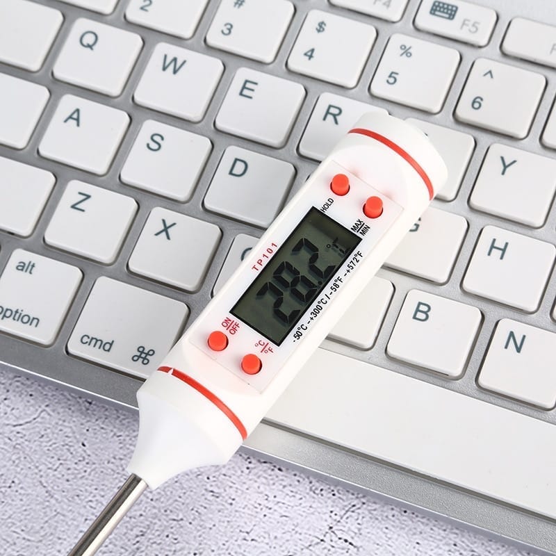 Digital thermometer sensor probe, for meat, water, milk