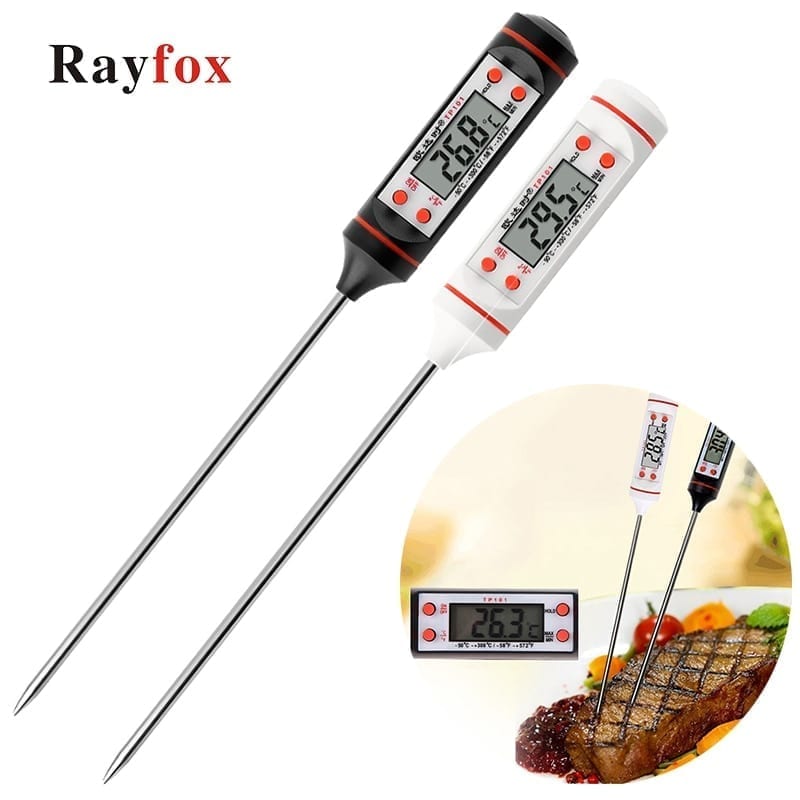 Digital thermometer sensor probe, for meat, water, milk