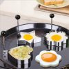 Stainless steel fried egg, pancake bread, fruit and vegetable shape decoration