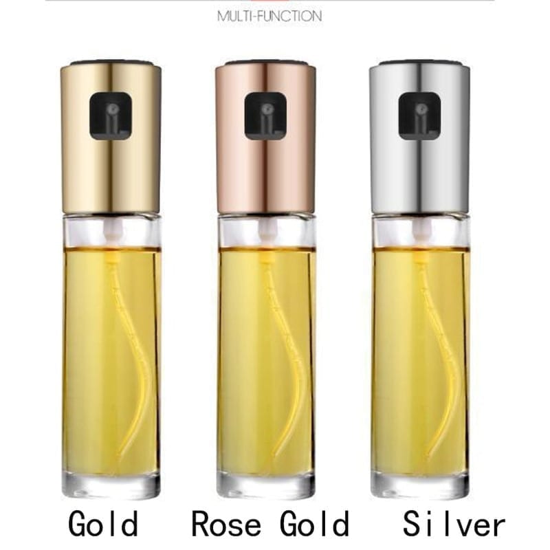 Kitchen stainless steel olive oil sprayer, bottle pump oil leak-proof