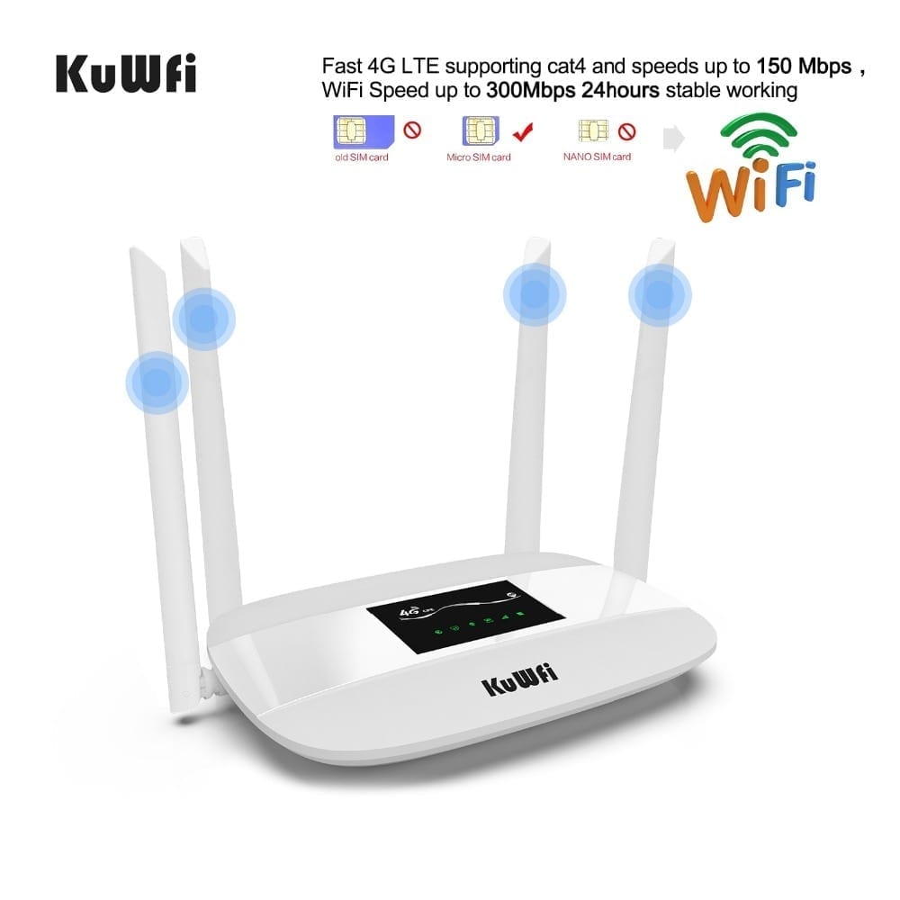 300mbps 4g router unlocked, 4g lte cpe wireless, support sim card, 4pcs antenna with lan port