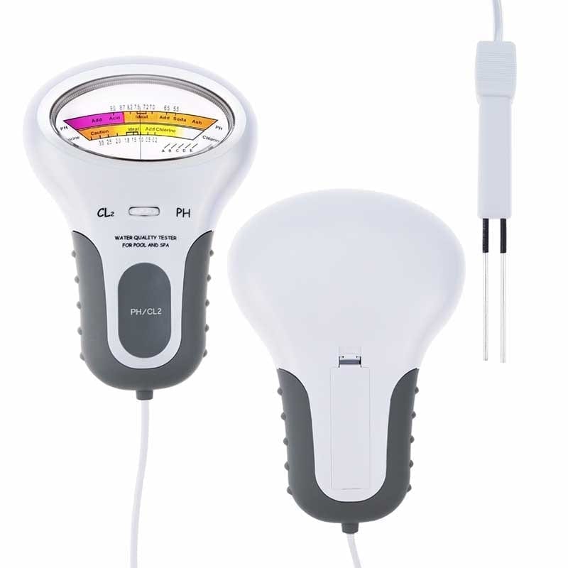 Zk3 chlorine meters, ph tester, 2 in 1 tester water quality for swimming pool aquarium drinking water