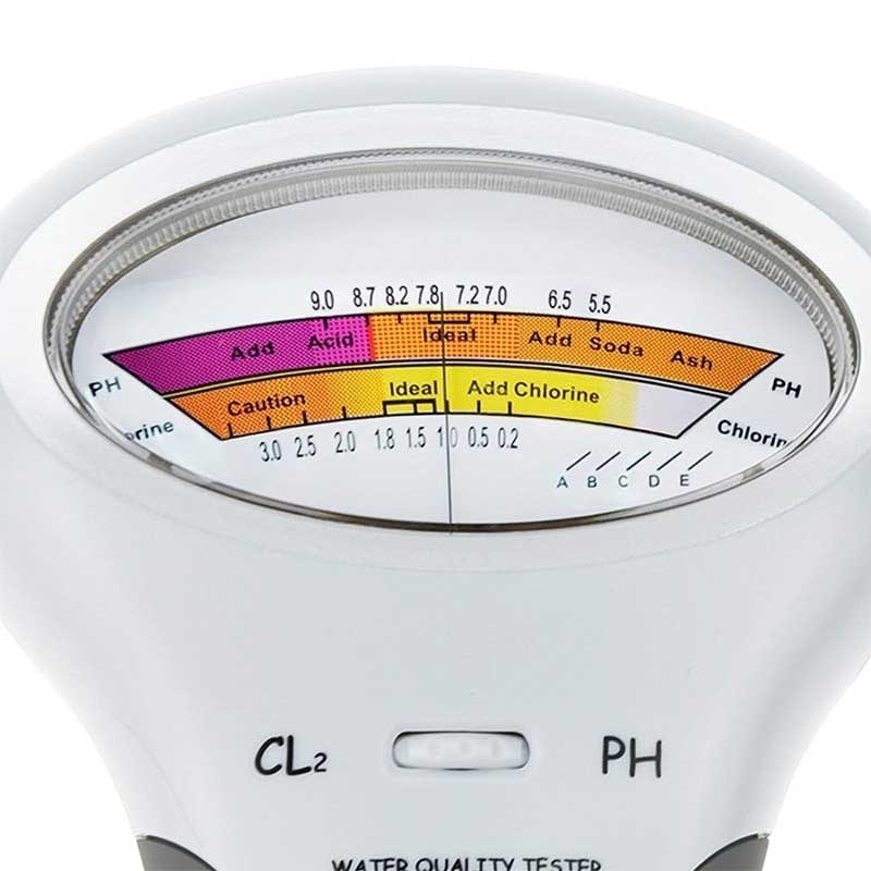 Zk3 chlorine meters, ph tester, 2 in 1 tester water quality for swimming pool aquarium drinking water