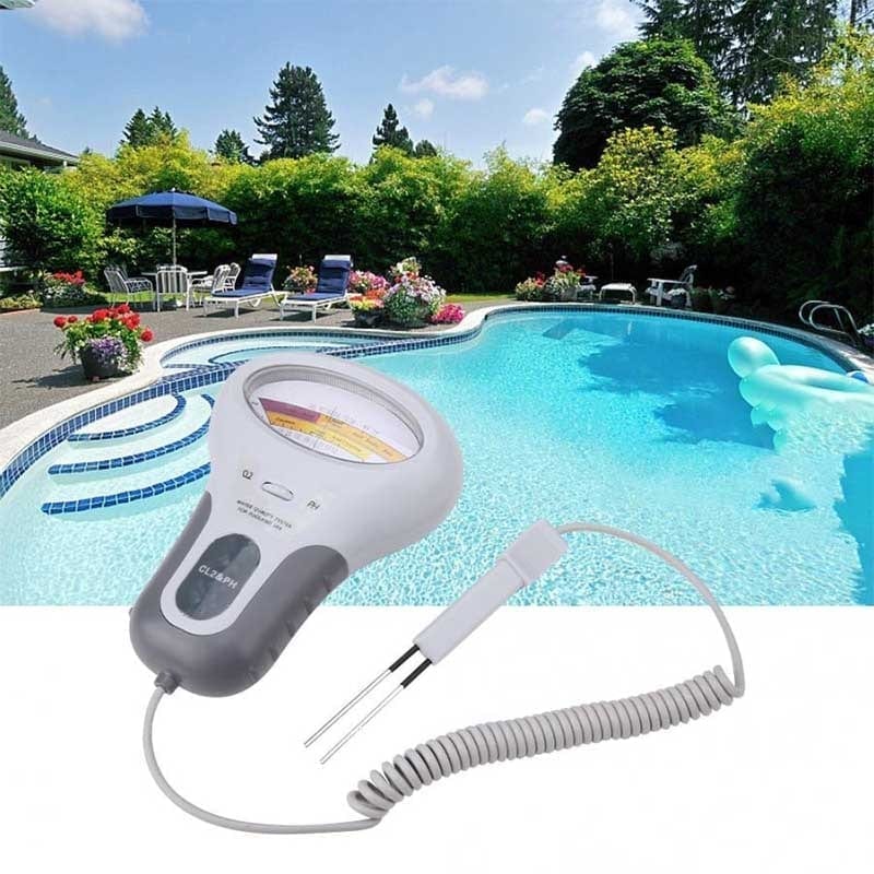 Zk3 chlorine meters, ph tester, 2 in 1 tester water quality for swimming pool aquarium drinking water
