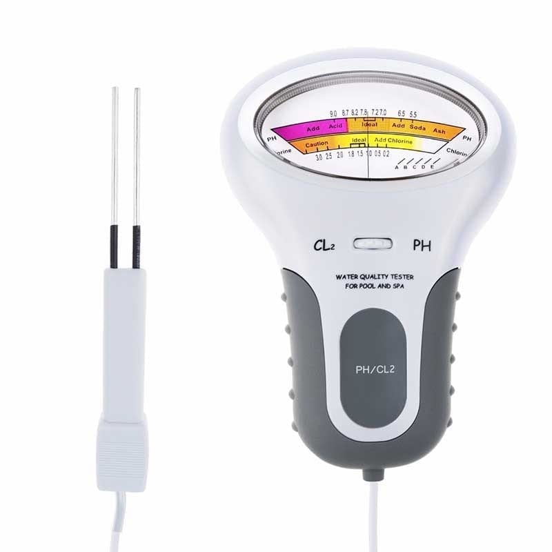 Zk3 chlorine meters, ph tester, 2 in 1 tester water quality for swimming pool aquarium drinking water