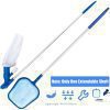 Pool cleaning set, maintenance above ground skimmer brush vacuum