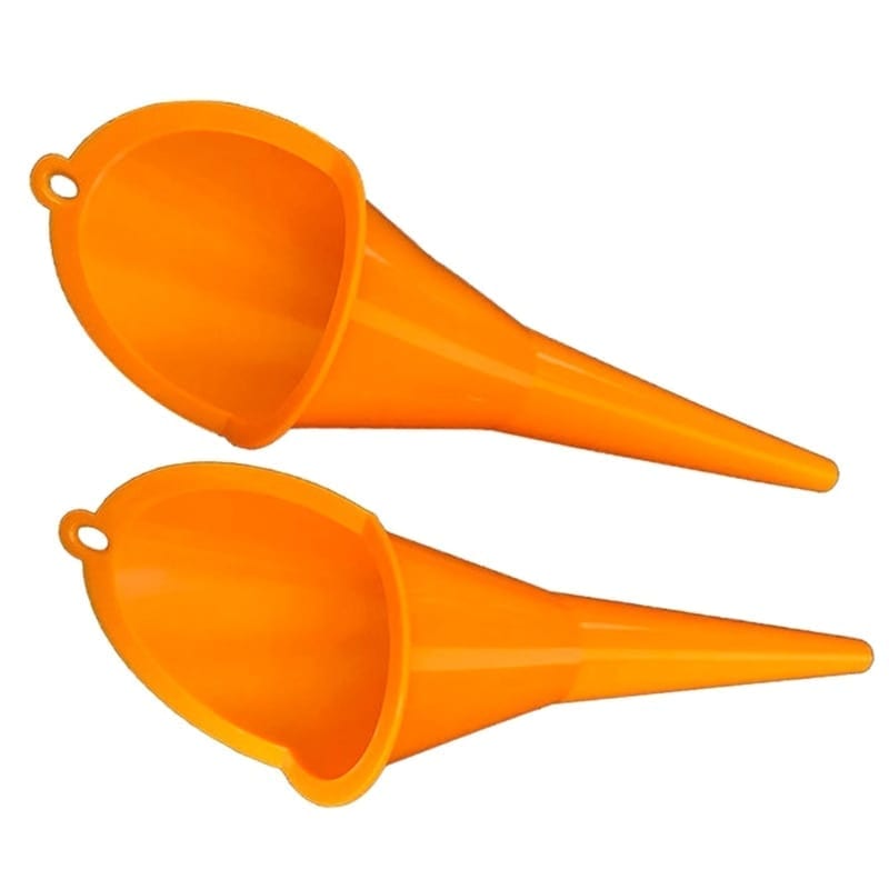 Plastic long oil funnel
