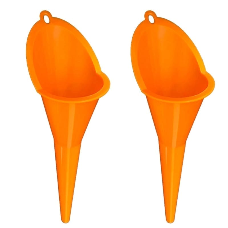Plastic long oil funnel