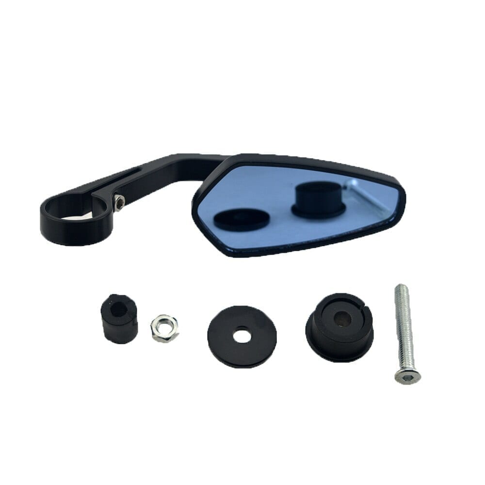 Motorcycle bike aluminum 7/8” 22mm, bar end side rear view mirror