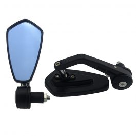 Motorcycle Bike Aluminum 7/8” 22mm, Bar End Side Rear View Mirror