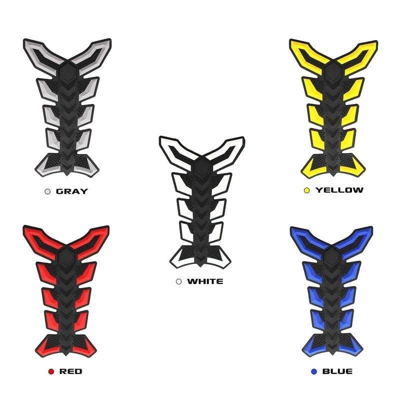 Motorcycle tank sticker 3d rubber, protector cover decals