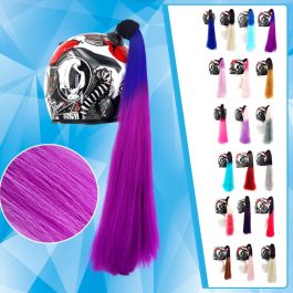 Motorcycle Helmet Wig Braids lots Colors
