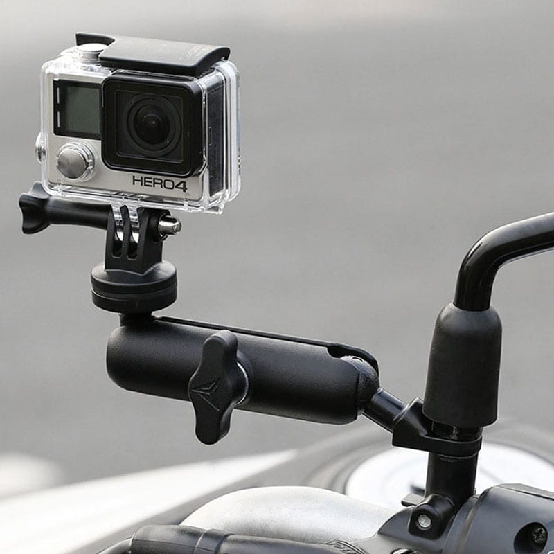 360 rotating motorcycle bike camera holder for gopro