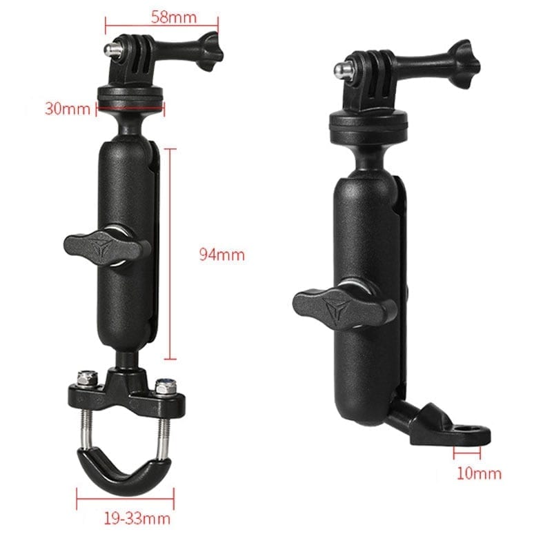 360 rotating motorcycle bike camera holder for gopro