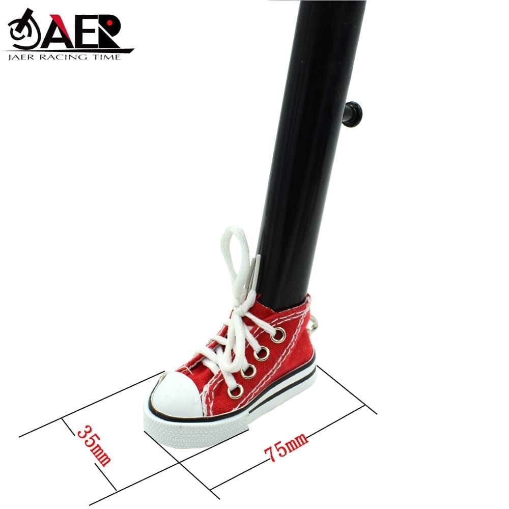 Motorcycle, bicycle, foot support small shoes