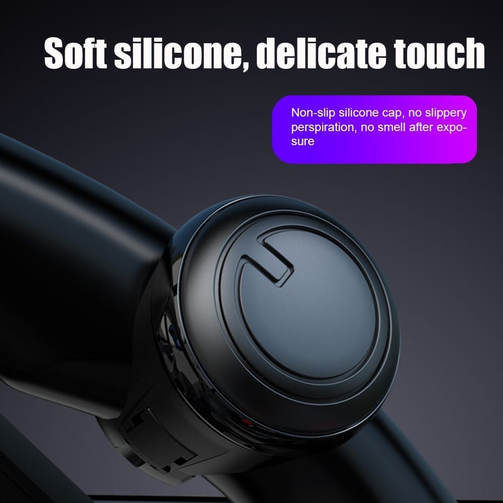 Turning steering wheel booster spinner knob 360 degree, rotation metal bearing ball shaped