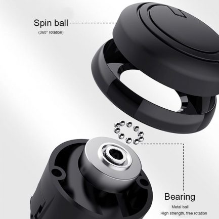 Turning steering wheel booster spinner knob 360 degree, rotation metal bearing ball shaped