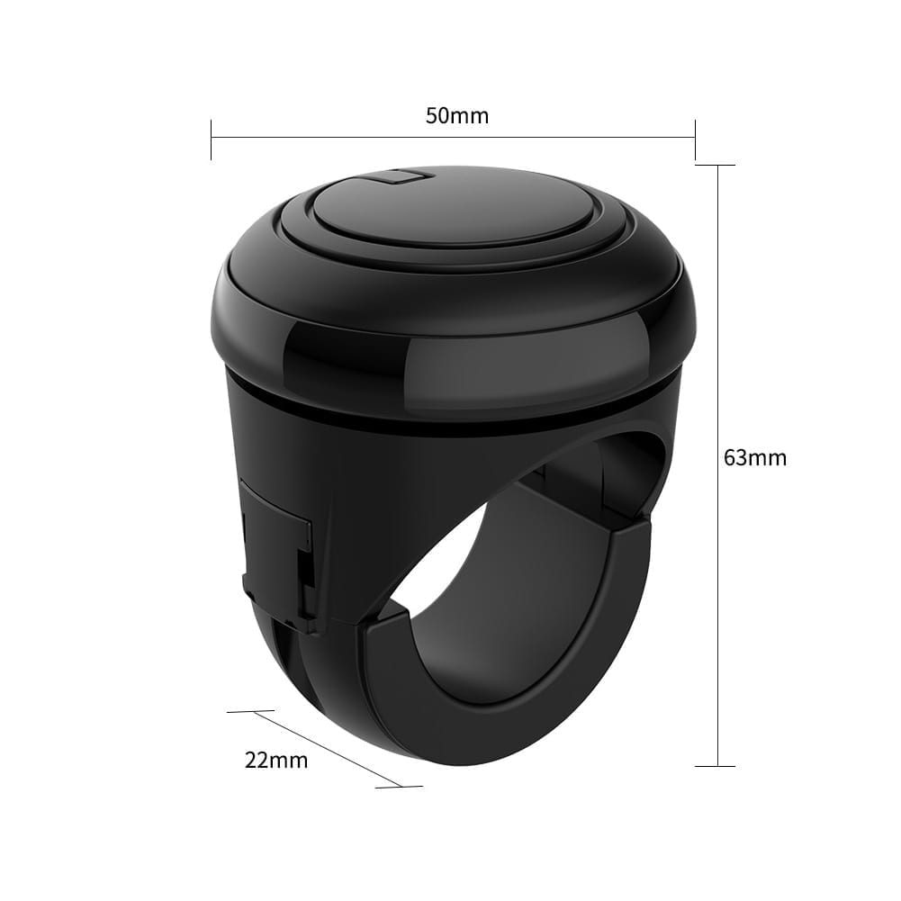 Turning steering wheel booster spinner knob 360 degree, rotation metal bearing ball shaped