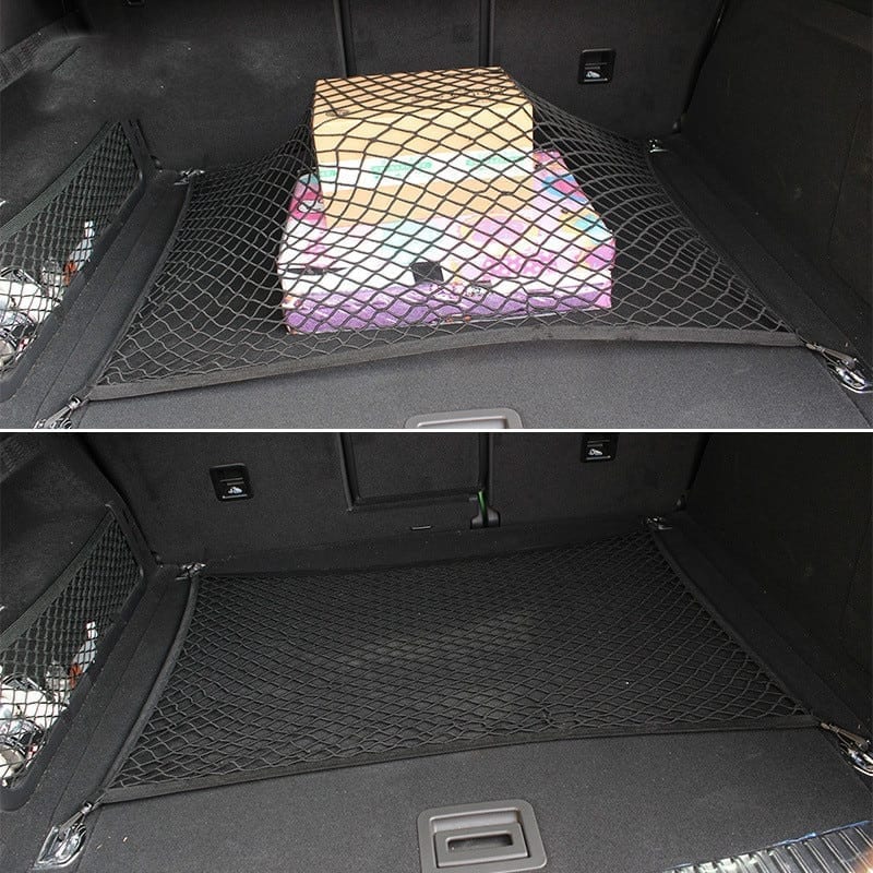 Trunk luggage, storage cargo, organiser elastic net