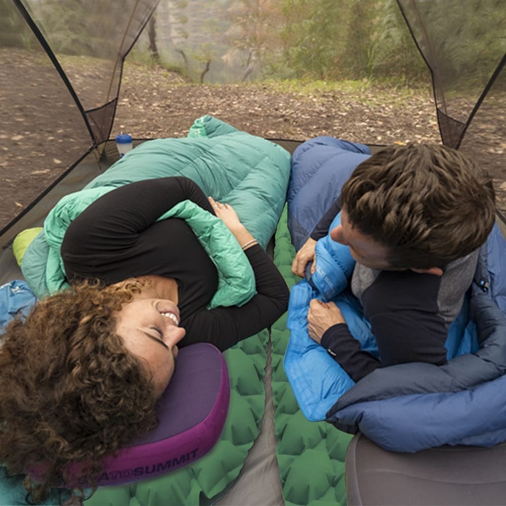 Zomake 0.5kg portable ultralight sleeping pad, ultralight camping inflating air mattress