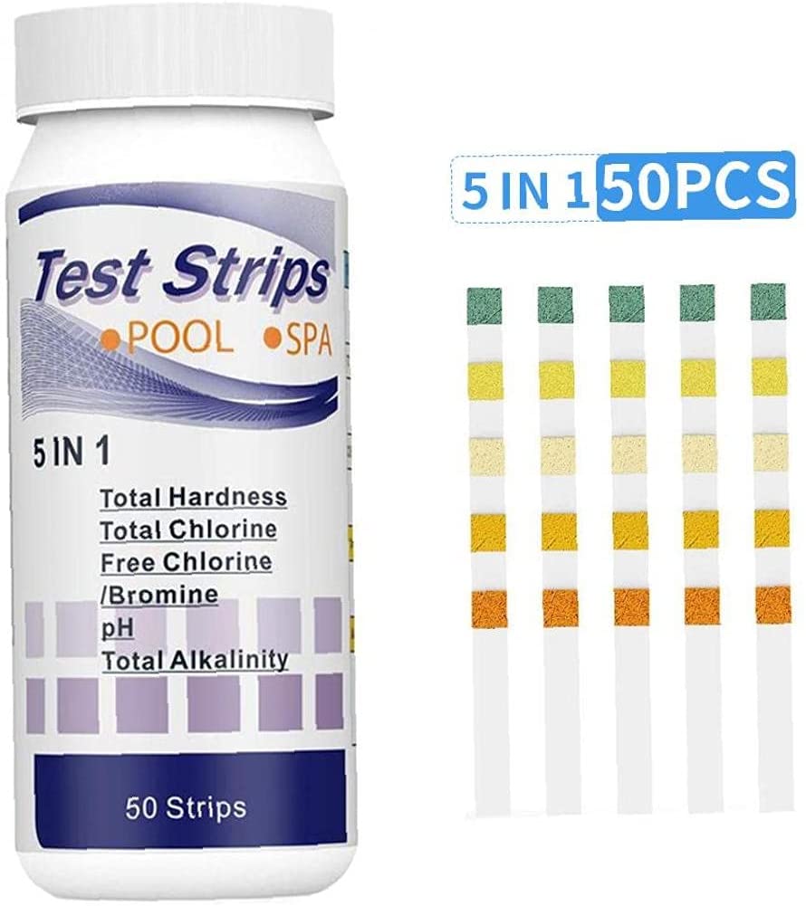 Ph test strips, swimming pool and spa water quality test