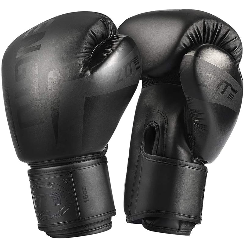 Ztty kick boxing gloves for men women, pu karate muay thai