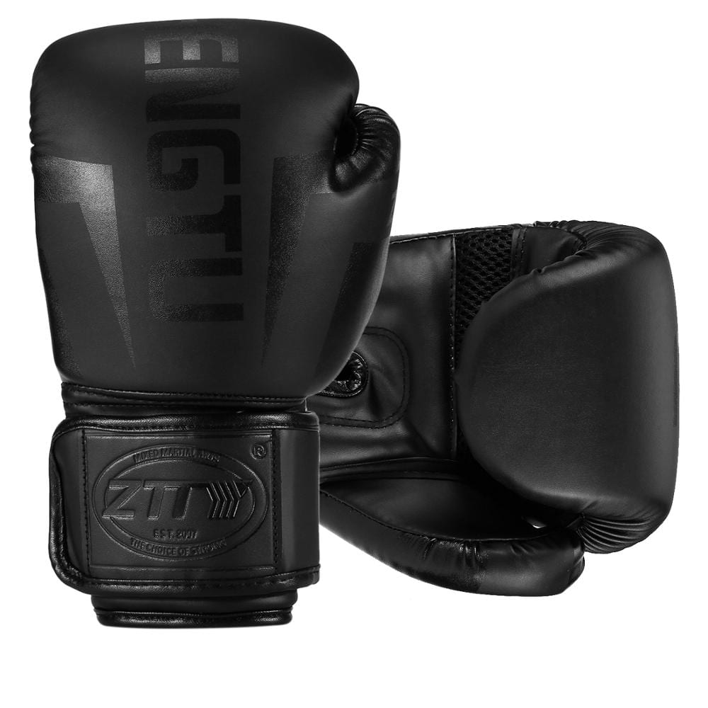 Ztty kick boxing gloves for men women, pu karate muay thai