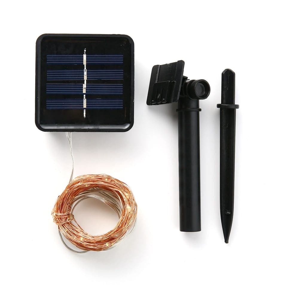Solar string fairy lights, 12m 100led / 5m 50 led waterproof, solar power