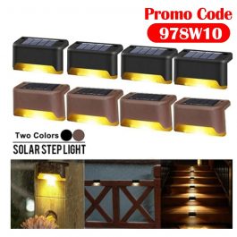 Solar Step Lights Outdoor, Waterproof Led Solar Power