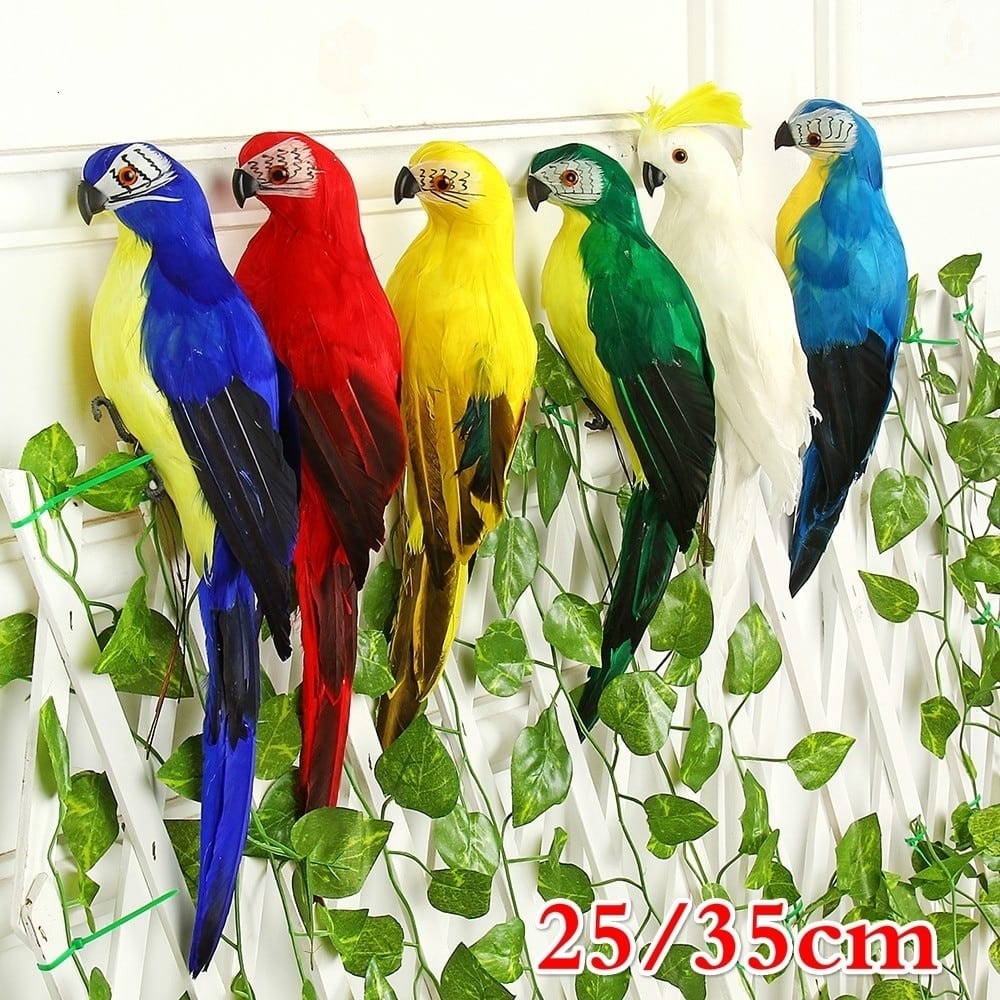 25/35cm handmade simulation parrot