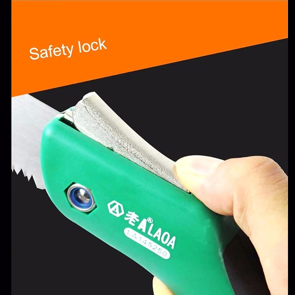 Laoa camping foldable saw, portable secateurs gardening, pruner 10 inch tree trimmers