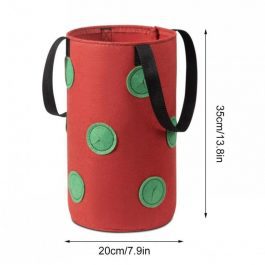 2/4pcs Strawberry Planter Bags, For Growing Potatoes, Outdoor Vertical Garden