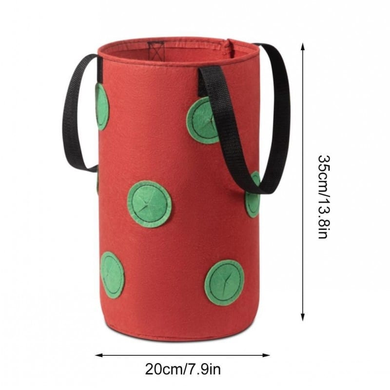 2/4pcs strawberry planter bags, for growing potatoes, outdoor vertical garden