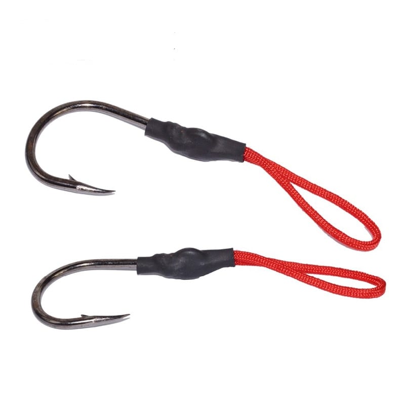 10pcs/lot 1/0 – 10/0, high carbon fishing hook, for jigging assist.