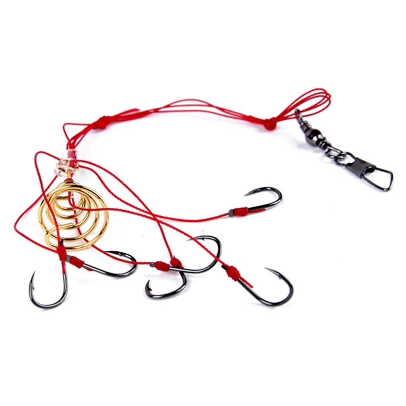 2pcs high carbon fishing hooks, spherical feeder bomb proof hanging