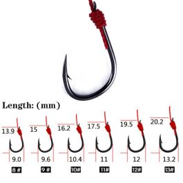 2pcs High Carbon Fishing Hooks, Spherical Feeder Bomb Proof Hanging