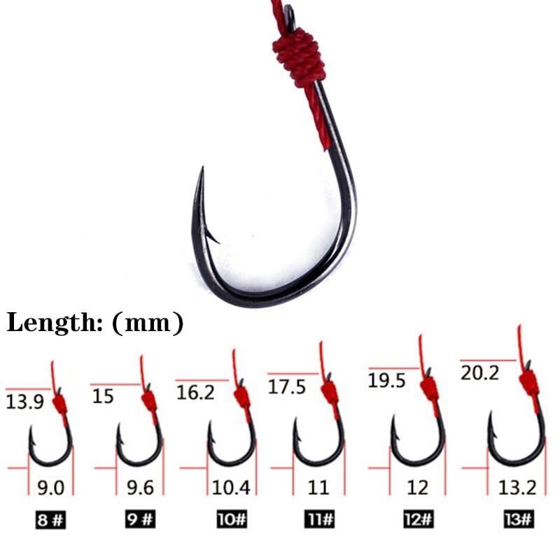 2pcs high carbon fishing hooks, spherical feeder bomb proof hanging