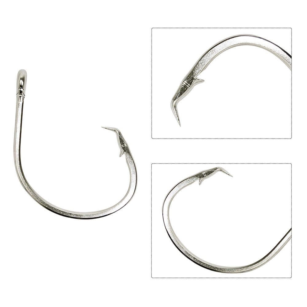 Easy catch size 18/0, stainless steel circle fishing hook, shark and tuna large strong thick